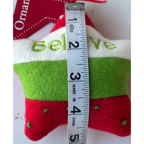 Set of 2 Greenbrier International, Inc. Noel & Believe Christmas Ornaments (NEW) - Picture 6 of 14